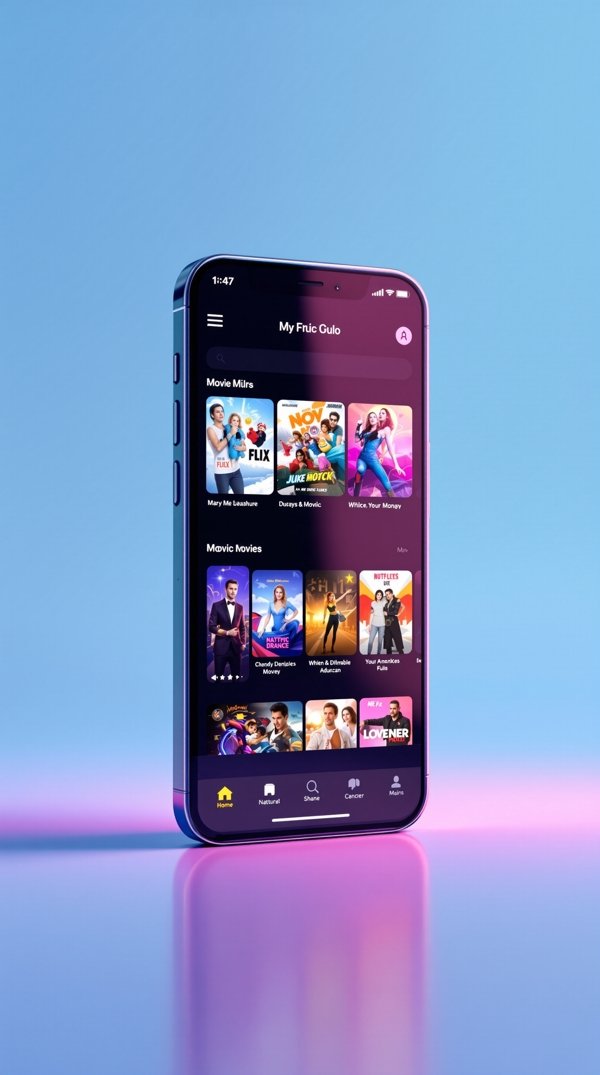 菠萝影视 APP 手机界面展示